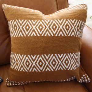 Pillow Cover (2 pack) Boheme Diamond Covered Striped Pillow Cover